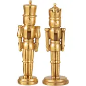 J-Line Notenkraker poly goud small assortiment van 2