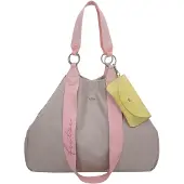 Fritzi aus Preußen Shopper 'Izzy' lichtbruin / geel / rosa