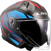 LS2 OF603 Infinity II Carbon Urus, integraalhelm ,zwart/blauw/rood ,XL