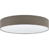 Eglo Plafondlamp PASTERI Deckenlampe, Stahl und Textil, E27, IP20, Wohnzimmerlampe