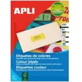 APLI Adresetiketten, 70 x 31 mm, groen