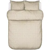 Marc O'Polo Dekbedovertrek Iben Dark Sand Satijn-240 x 200 / 220 cm | Lits-Jumeaux