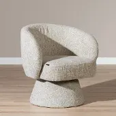 Bronx Fauteuil Lenn draaibaar chenille taupe