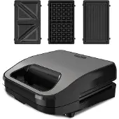 Black & Decker Croque-gaufre-grill 750w gris BXSA754E