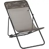 Lafuma Maxi Transat - Strandstoel - Verstelbaar - Inklapbaar - Graphite