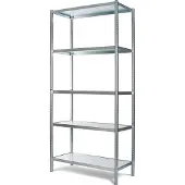 Raaco Opbergrek ALU - 5 planken - Aluminium - 490x480x1580 mm