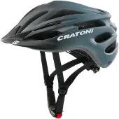 Cratoni Pacer JR, fietshelm, mat zwart/grijs