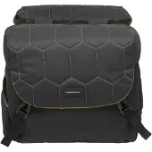 New Looxs Quilted Mondi Joy Double Dubbele Fietstas - 38 liter - Zwart
