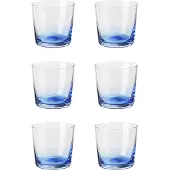 Broste Copenhagen Hue glazen 15cl blauw set van 6 stuks - 14496243