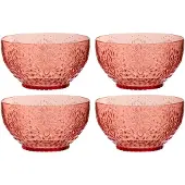 J-Line Doos 4 kommen plastic rood