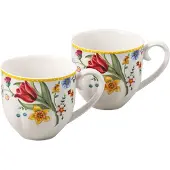Villeroy & Boch 2-delige bekerset SPRING AWAKENING, Kopje, Geel
