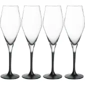 Villeroy & Boch Champagneglas Manufacture Rock Transparant 120 ml (4-delig)