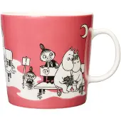 Arabia Roze Moomin-mok speciaal 40 cl