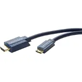 ClickTronic Mini-HDMI adapter cable with Ethernet 2 m