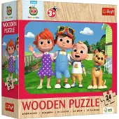 Trefl Kinderpuzzel Hout Houten Legpuzzel - 50 stukjes - Vanaf 4 jaar
