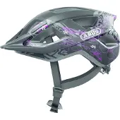 ABUS Fietshelm ADURO 3.0 LED maori blackberry M - 52-58 cm - zwart - Geschikt voor gebruik op elektrische fietsen - stadsfietsen - 315 g