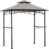 Sunjoy BBQ overkapping grijs 244x152cm