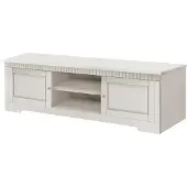 DOMUS CAROL|Lowboard met 2 deuren in wit grenen
