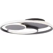 Brilliant G99371/22 Runda Plafondlamp Donkergrijs Mat - 50W/6000LM/3000-6000K