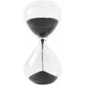 Pols Potten Ornament Sandglass Ball Black XXS