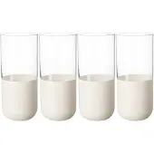 Villeroy & Boch Manufacture Rock longdrinkglas 30 cl 4-pack Clear