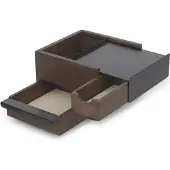 Umbra Horlogebox + juwelenopslag, Stowit, Bruin, Zwart