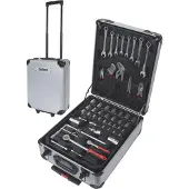 Toolland Aluminium gereedschapskoffer 260-delig