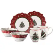 Villeroy & Boch Ontbijtset Toy's Delight Rood (6-Delig)
