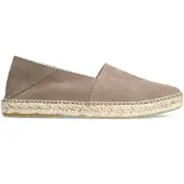 Manfield Grijze suède espadrilles | Maat 46