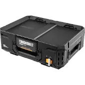 Toughbuilt STACKTECH TB-B1-B-30 gereedschapskist 53 x 40 x 18 cm IP65 + 2x inleg met deksel + 2x inleg + 4x scheidingswand