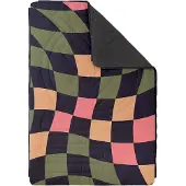 Voited - Kampeer slaapzakken - Fleece Blancket Wavecheck voor Unisex - Kaki