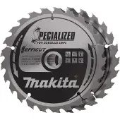 Makita B-62985-2 Cirkelzaagbladset 165 x 20 x 1.4 mm Aantal tanden: 25 2 stuk(s)