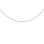 Trendjuwelier huiscollectie 1329065 Zilveren Ketting Gourmet 1,2 mm 41 + 4 cm