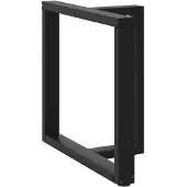 vidaXL Eettafelpoten 2 st T-vormig 70x35x(72-73) cm staal zwart
