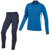 Nike Academy 25 Trainingspak 1/4-Zip Dames Blauw Donkerblauw Wit