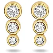 The Jewelry Collection Geelgouden Oorknoppen zirkonia 4023758