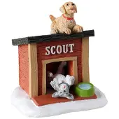 Lemax Caddington Village Kerstdorpminiatuur Scouts Home (hondenhok) 5,6 X 4,6 X 6,5 Cm