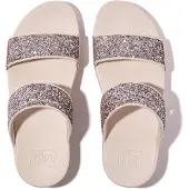 FitFlop Lulu multi-tonal glitter slides