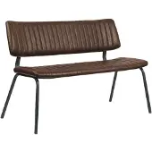 Label51 - Eetkamerbanken Gusto - Bruin - 63x120x81cm