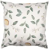 Clayre & Eef Kussenhoes 45x45 cm Beige Polyester Citroen