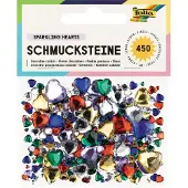 SupertargetShop Folia sierstenen 450 stuks, hartjes