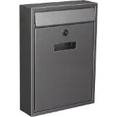 Toolland Brievenbus - RVS - 26 x 8 x 36 cm -