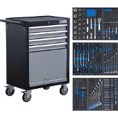 Bgs 4086 Gereedschapwagen Azubi - 4 laden - met 151 gereedschappen