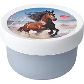 Mepal Campus fruitbox 300 ml met vorkje - Wild Horse