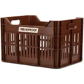 URBAN PROOF Click Fietskrat 30 Liter Gerecycled Kunststof Deep Brown
