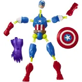 Marvel actiefiguur MixMashers Captain America 12 cm speelgoed.
