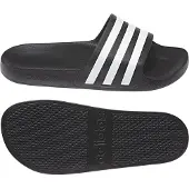 Adidas Muiltjes 'Adilette Aqua' zwart / wit