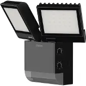 Theben Wandlamp buiten met bewegingssensor theLeda S17-100, zwart, Kunststof