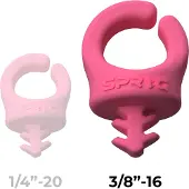 SPRIG Cable Opening 13,5 mm 3/8”-16, Pink, 3-Pack