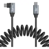 SmallRig 4792 USB-C (Straight) To USB-C (Angled) Coiled Data cable